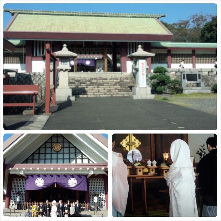 神社での結婚式①
